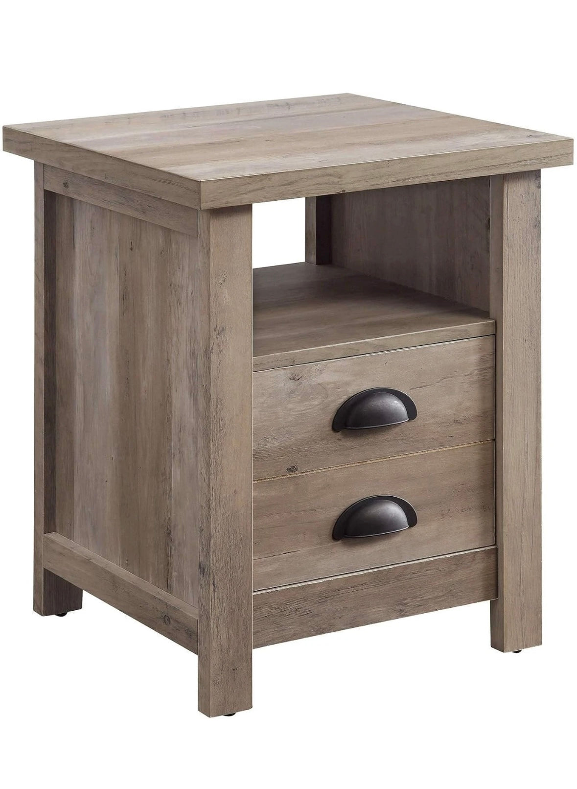 Better Homes and Gardens Granary Modern Farmhouse End Table - Rustic Gray